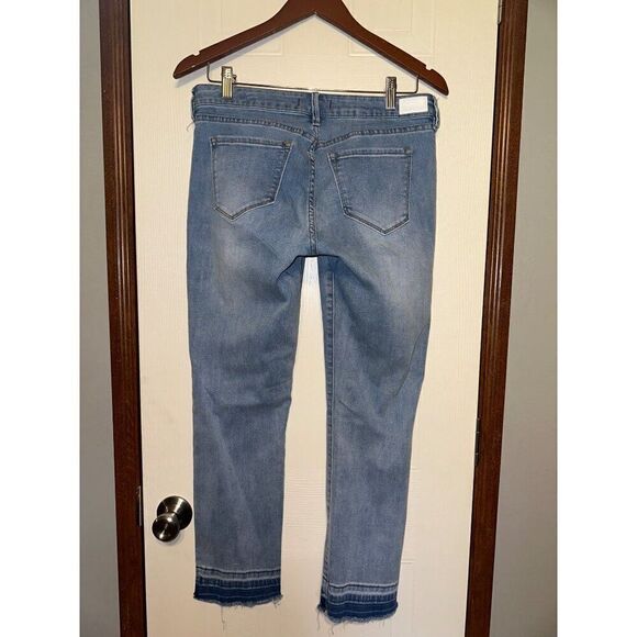 Anthropologie Dear John Erin Slim Straight Splattered Jeans Size 29 - Picture 2 of 12